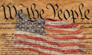 we the people declaration and flag