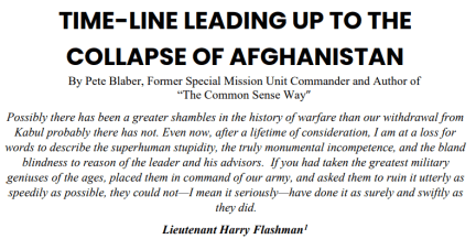 Timeline Collapse Afghanistan