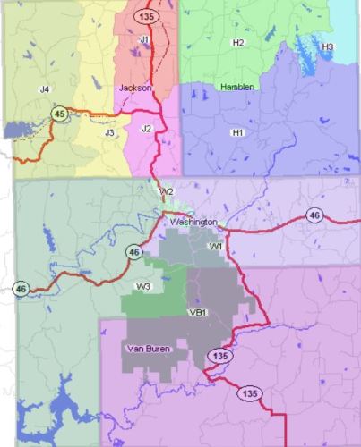 brown county precint map gis