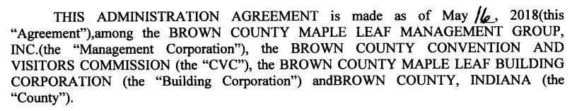 bcmc admin agreement parties